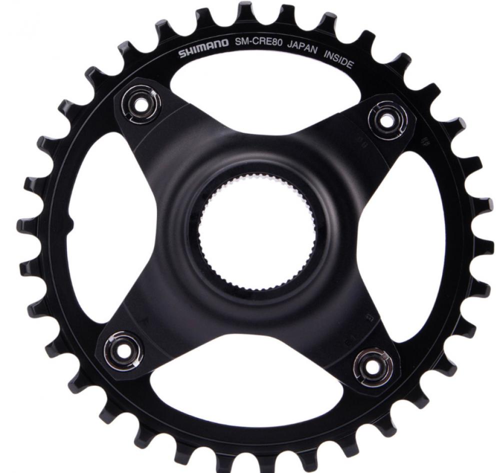SHIMANO Kettenblatt E8000 SM-CRE80 34Z ohne KSR - effizienter Antrieb für E-MTBs