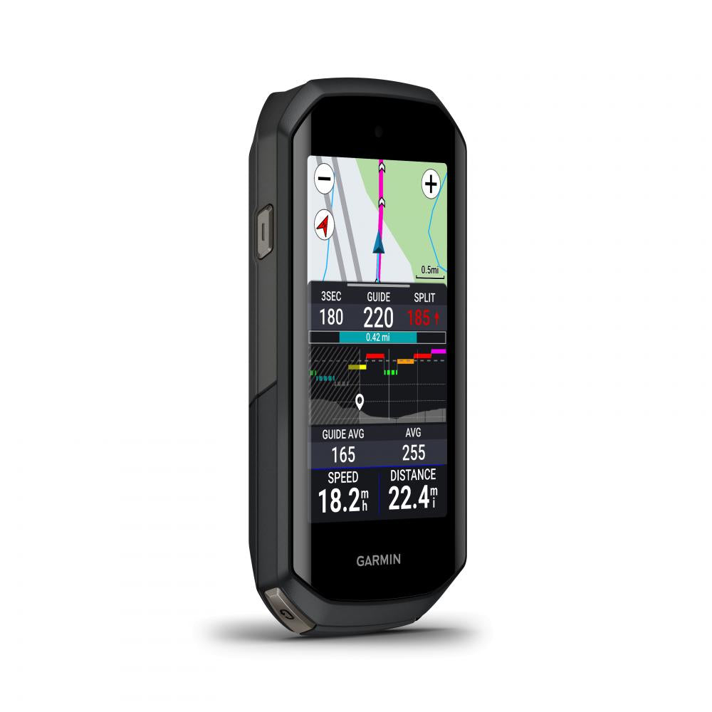 Garmin Edge 1050 GPS-Fahrradcomputer: 3,5" LCD, 480x800 Pixel, bis zu 20h Akkulaufzeit, GroupRide, Garmin Pay, vorinstallierte Fahrradkarten