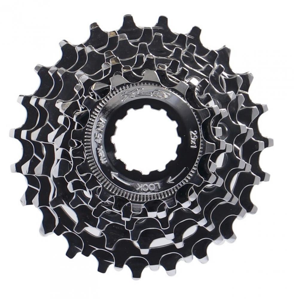 XLC Zahnkranz-Kassette 8-fach, 16-25 Zähne, silber, für Shimano Fahrräder.