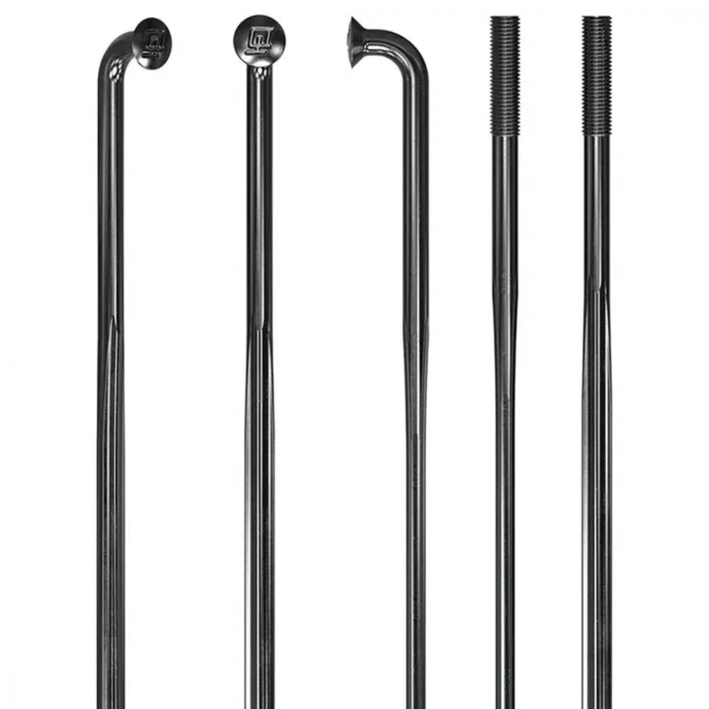 DT Swiss Speichen Complite 274mm J-Bend 100 Stück schwarz 2.0/1.75/2.0/1.5/2.3 ohne Nippel