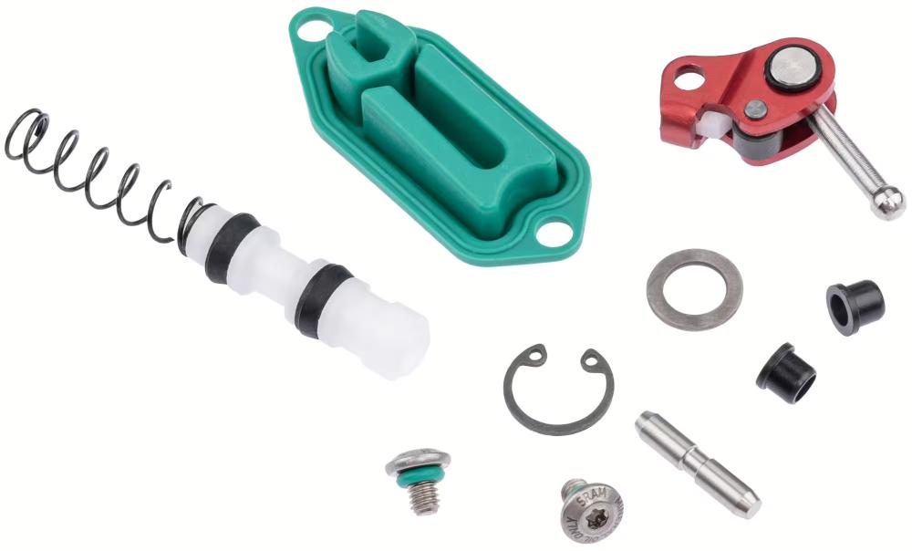 SRAM Bremshebel-Innenleben Maven BRZ A1 Kit mit Feder, Kolben, Dichtungen und Mechanik für präzise Hydraulikperformance.