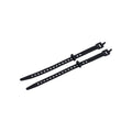 BBB 2x Sicherungsriehmen CargoStraps 25x1.3cm schwarz