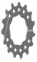 SHIMANO Ritzel für CS-M8000, CS-M7000 15 Zähne integrierter Distanzring - 8000,, 15 Zähne