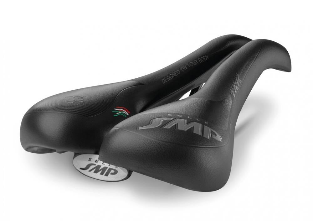 Selle SMP TRK Medium/Man Gel Sattel schwarz für Herren, ergonomischer Fahrradsattel für Komfort.