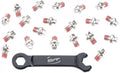 CONTEC PEDALPINS R PLUS STAHL SILBER CHROM