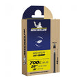 Michelin ultraleichter Rennradschlauch A1 AIRCOMP SV 18/25-622 mit 48mm Presta-Ventil in Öko-Verpackung.