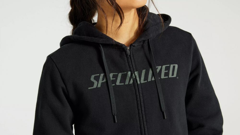 LEGACY WORDMARK ZIP-UP HOODIE WMN BLK XS - Bekleidung