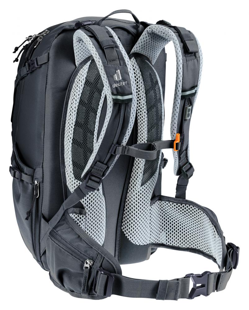 Deuter Trans Alpine 22 SL Fahrradrucksack 22L Schwarz - Damen-Mehrtagesrucksack für alpine Touren & MTB