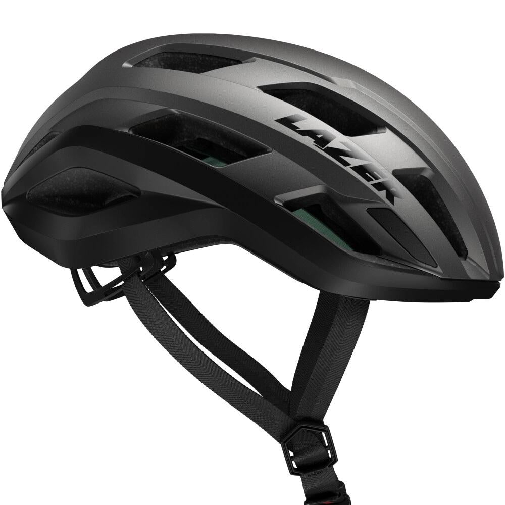 LAZER Helm Strada KinetiCore Road Matte Titanium M 55-59 cm - sicherer, komfortabler Rennradhelm