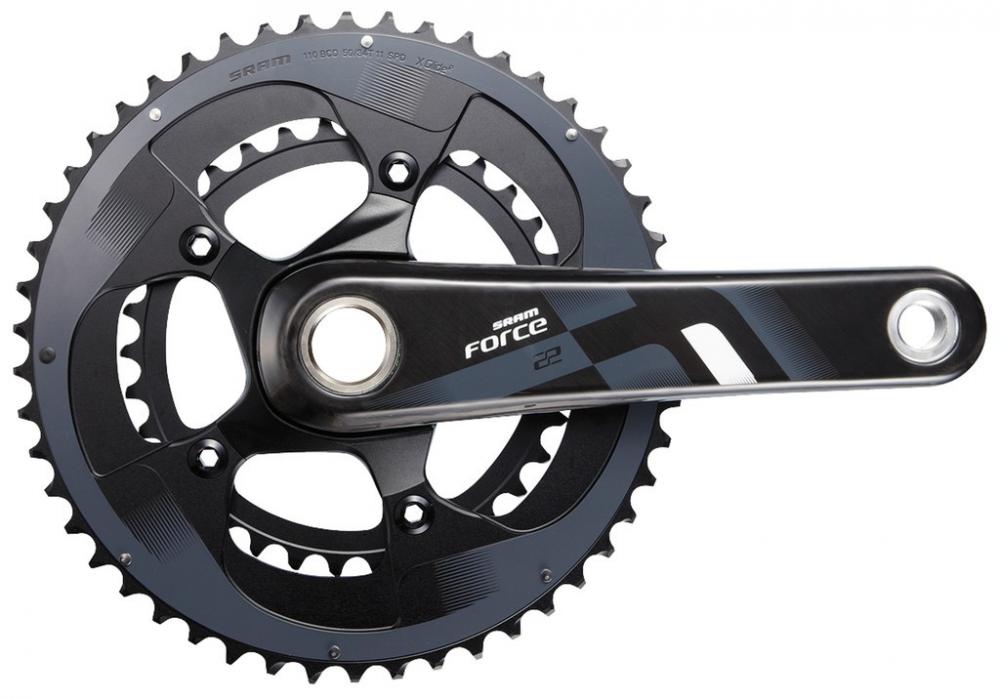 SRAM Force 22 Kurbelsatz 175 mm GXP 50-34T - Leichte Performance für Rennrad-Drivetrains