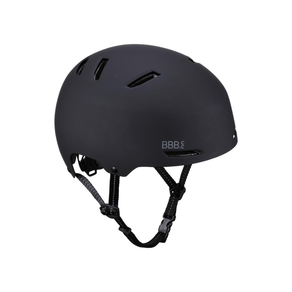 BBB Cycling BBB helm Wave M (56-58cm) M schwarz - sicherer Urban-Fahrradhelm für Kinder