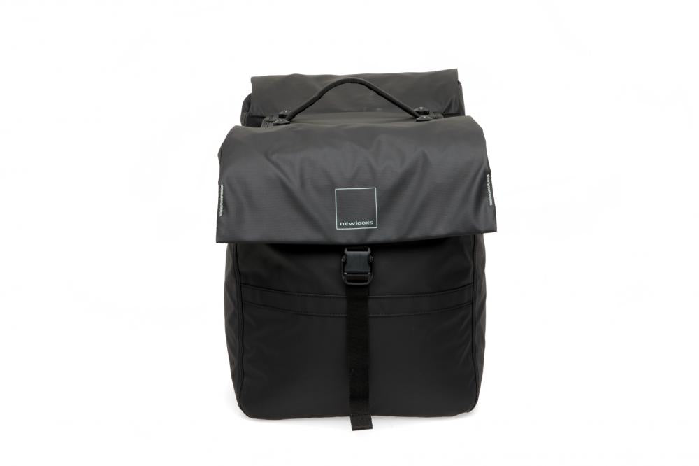 New Looxs Doppelpacktasche Leeds Double MIK 2.0 2×19L Black - geräumige Fahrrad-Gepäckträgertasche