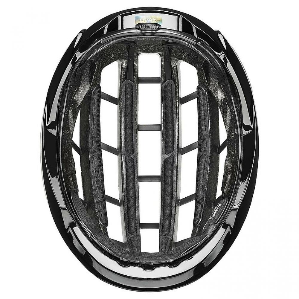Uvex Surge Rennradhelm black matt 53-56 cm leichter Inmould-Helm ohne Aero Cover, mit MIPS, 16 Ventilationsöffnungen, höhenverstellbar