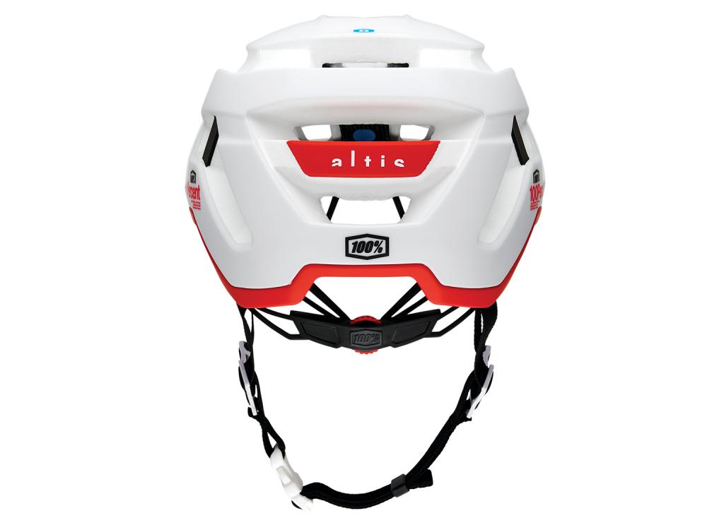 100% Altis helmet L/XL white - sicherer, gut belüfteter Trail-Helm mit Smartshock