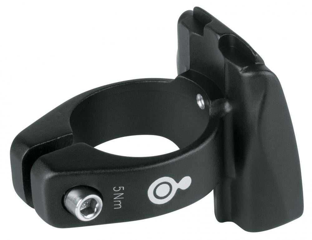 MonkeyLink Sattelklemme SC 31,8 mm Schwarz Aluminium-Klemme mit Schraubverschluss für sicheren Halt, einfache Montage, kompatibel mit MonkeyLink-Zubehör für schnelle Befestigung