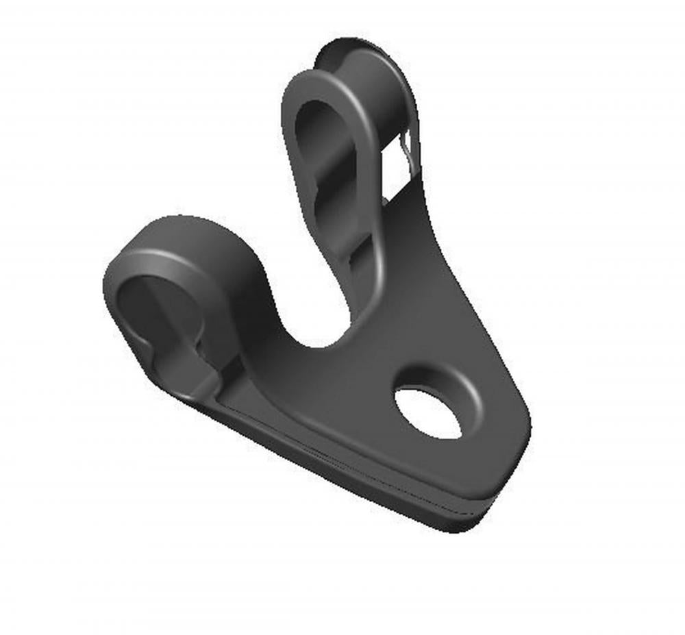 CBG Cable Clip für Specialized Levo Gen.1 - Chainstay Kabelführung für Bremsleitung & Geschwindigkeitssensor (CB6-198) - Adapter