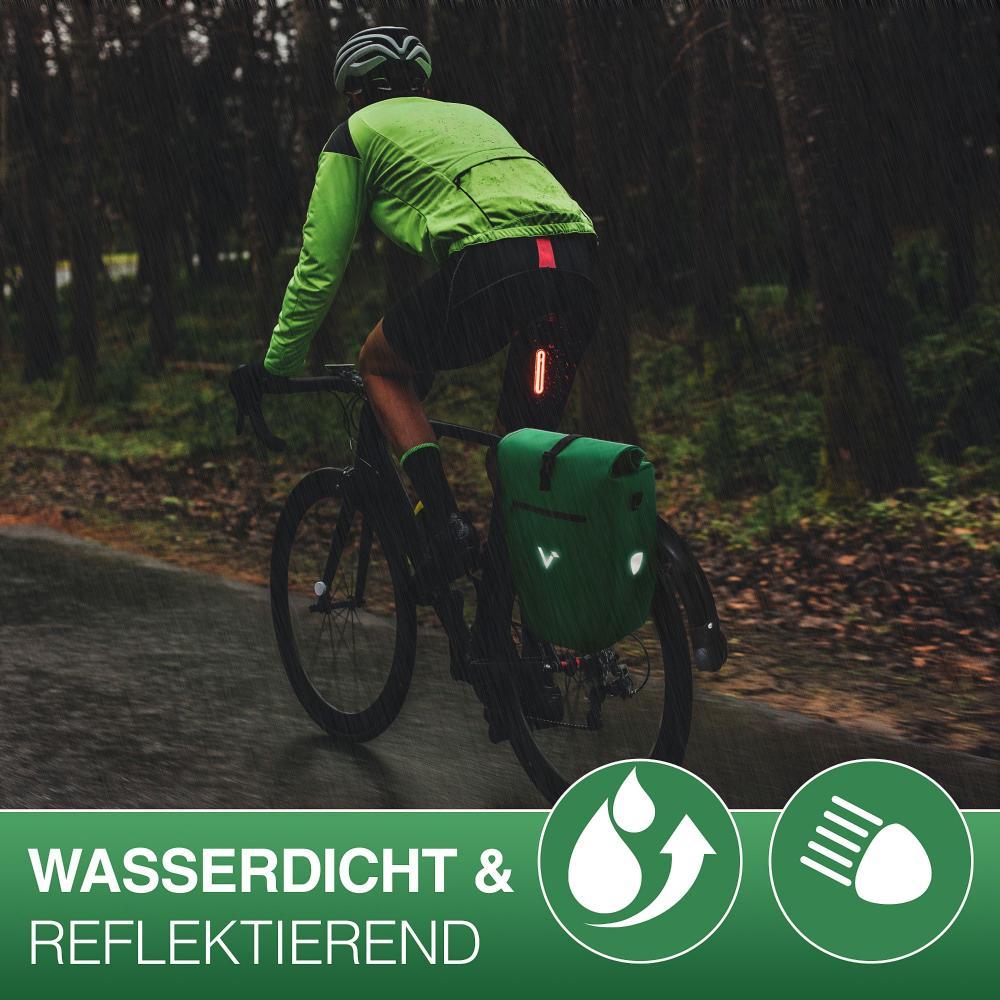 Valkental Gepäckträgertasche ValkBasic grün 20L