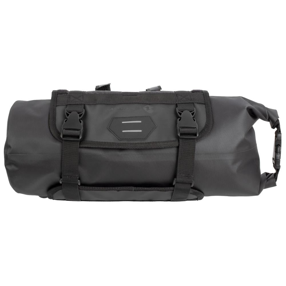 M-WAVE Rough Ride Front Black Series Lenkertasche - 10 l wasserdichte Front-Bikepacking-Tasche