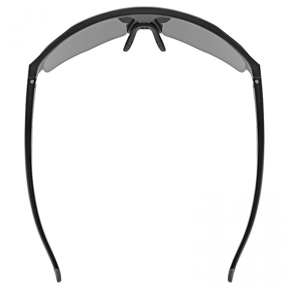 uvex axos Set Skihelm black matt mit Visier mirror silver, IAS-Größenanpassung, Monomatic-Verschluss, Belüftungssystem, herausnehmbare Innenausstattung