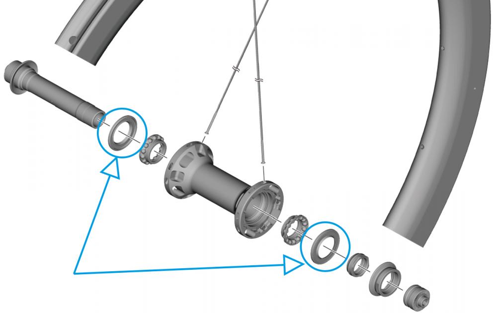 SHIMANO Dichtring WH-R9270 - Dichtungsring für Rennrad-Laufräder