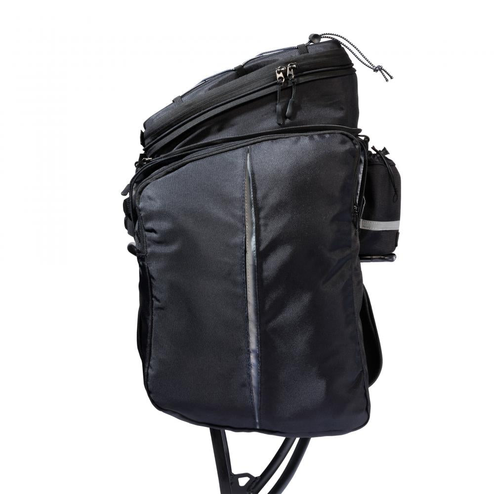 racktime ODIN 2.0 Gepäckträgertasche 8+11 Liter Schwarz - SNAPIT 2.0 kompatibel
