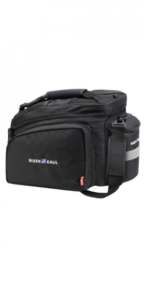 Schwarze Rixen & Kaul Rackpack 2 Plus Fahrradtasche 12l für Racktime System.
