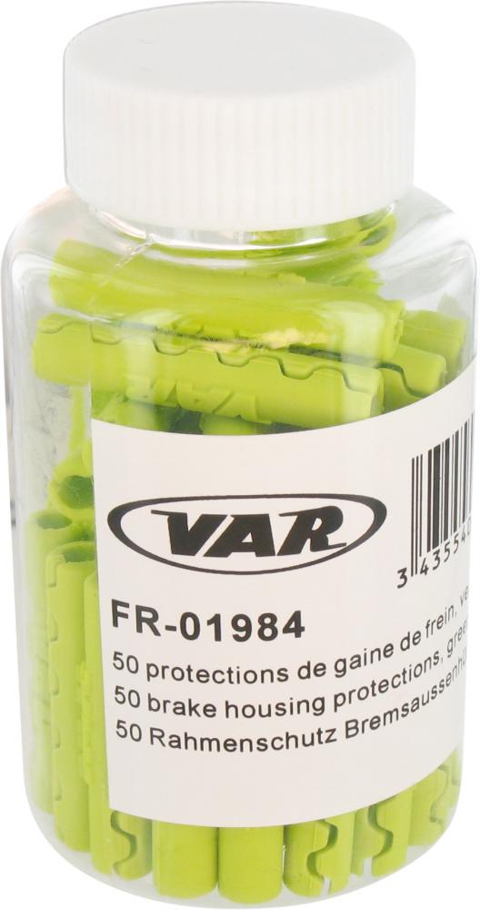 VAR Rahmenschutzkappen 5 mm, 50 Stk., Grün - effektiver Schutz für Schaltaußenhüllen