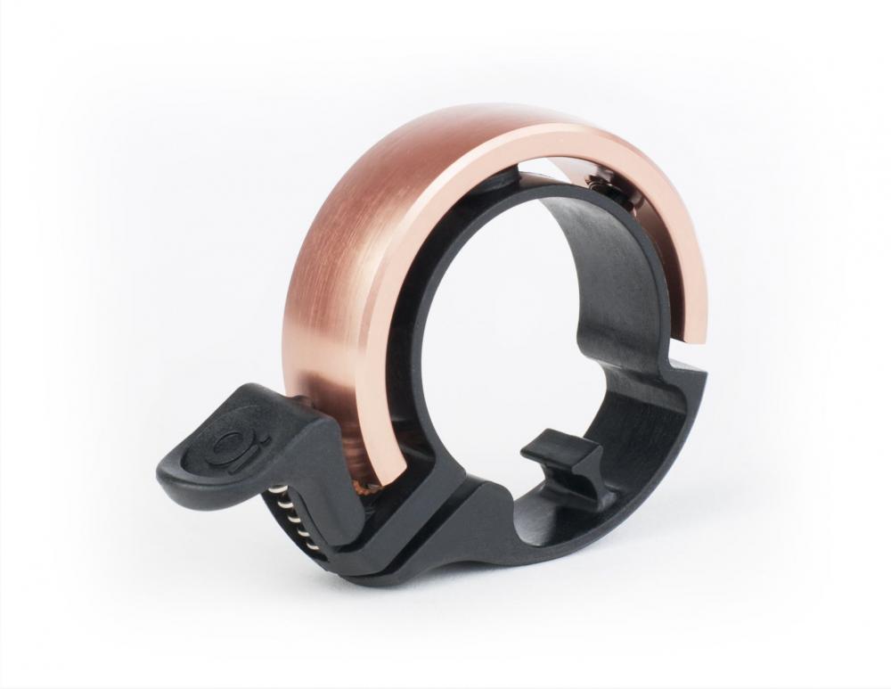 Knog Oi Classic Fahrradklingel Large kupfer für Lenker 23.8-31.8mm.