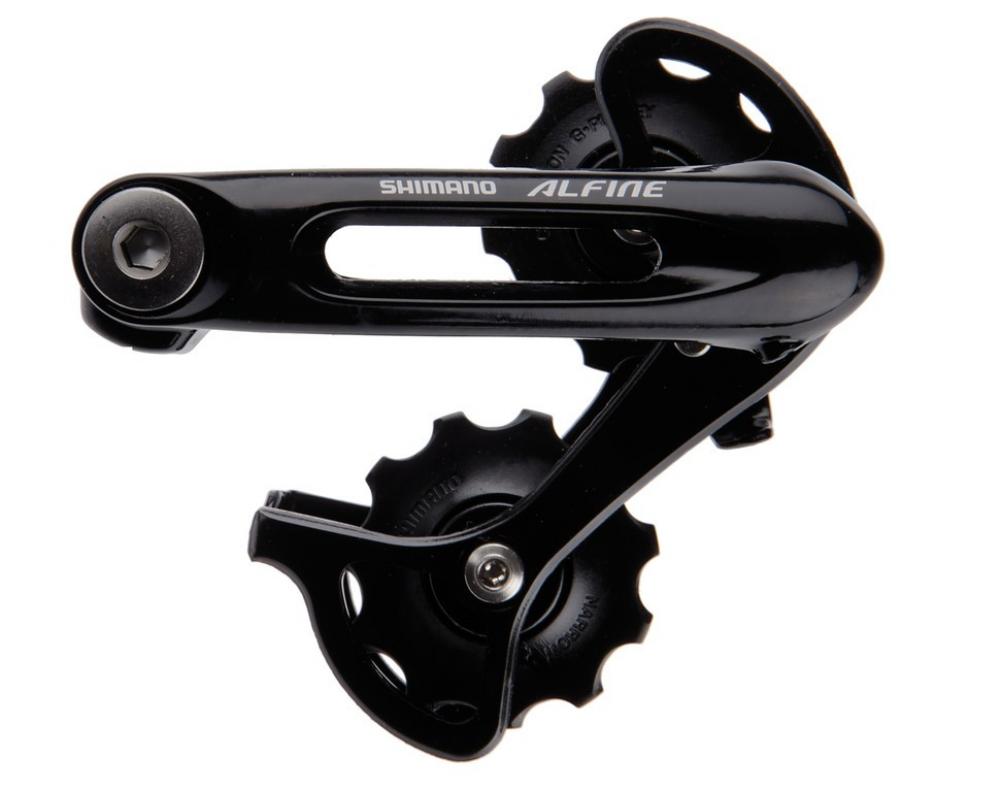 SHIMANO Kettenspanner ALFINE schwarz Kettenspanner - für Nabenschaltung, schwarz