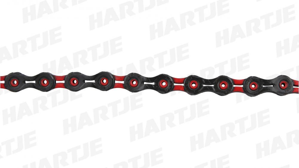 KMC Kette X-10-SL DLC 116 Glieder schwarz-rot