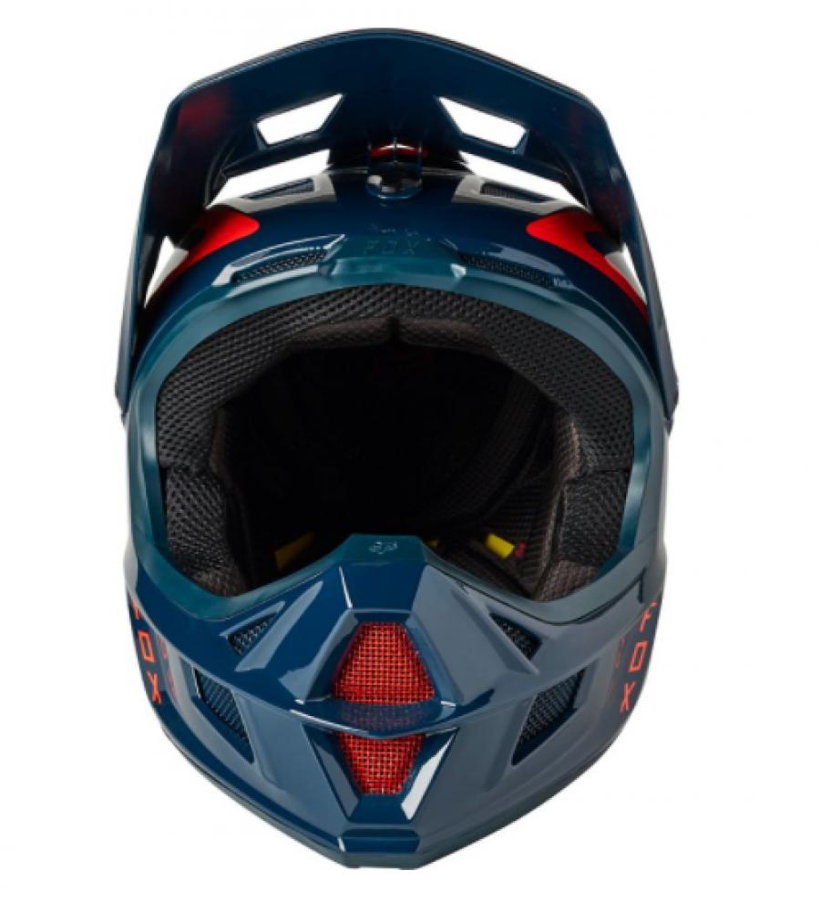 FOX Helm RAMPAGE COMP REPEAT CE CPSC Full Face Schutz Helm dark indigo L