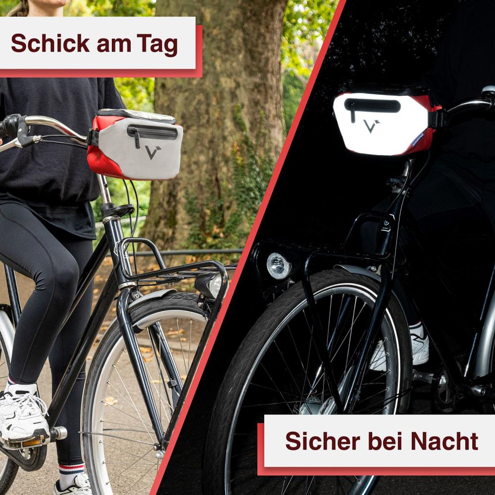 Valkental Lenkertasche 3in1 rot