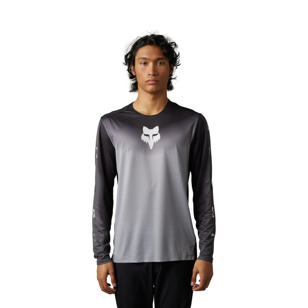 Fox langärmliges Jersey Flexair Novah Steel Gray Größe XL