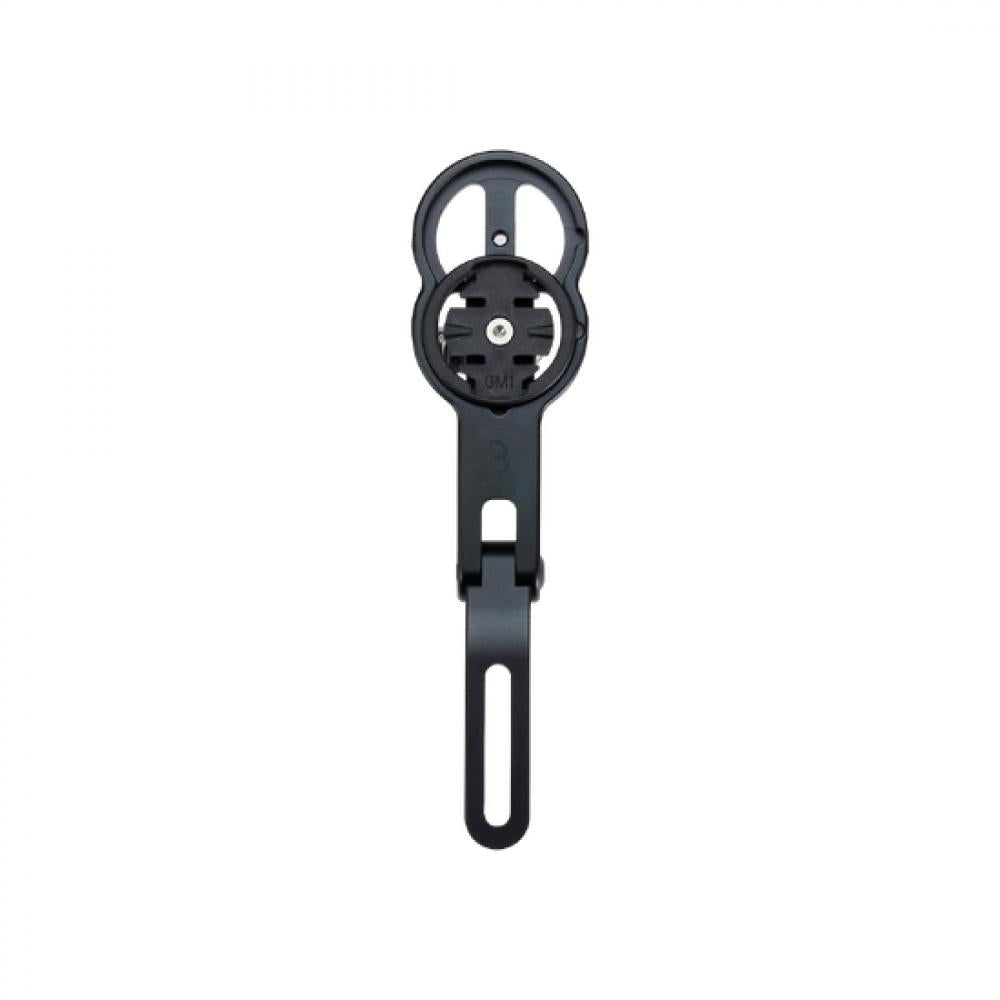 BBB Cycling bracket AeroMount Duo for bike computers One Size schwarz - aerodynamische Lenkerhalterung