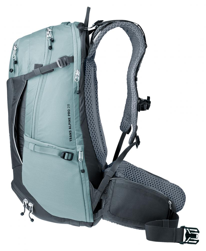 Deuter Trans Alpine Pro 28 Fahrradrucksack 28L graphite - Leichter Bike-Rucksack für Mountainbike-Touren