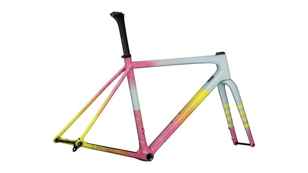 CRUX SW Rahmenset - Sea/Rebel Pink/Ion Metall - Größe 61cm - Unbekannt