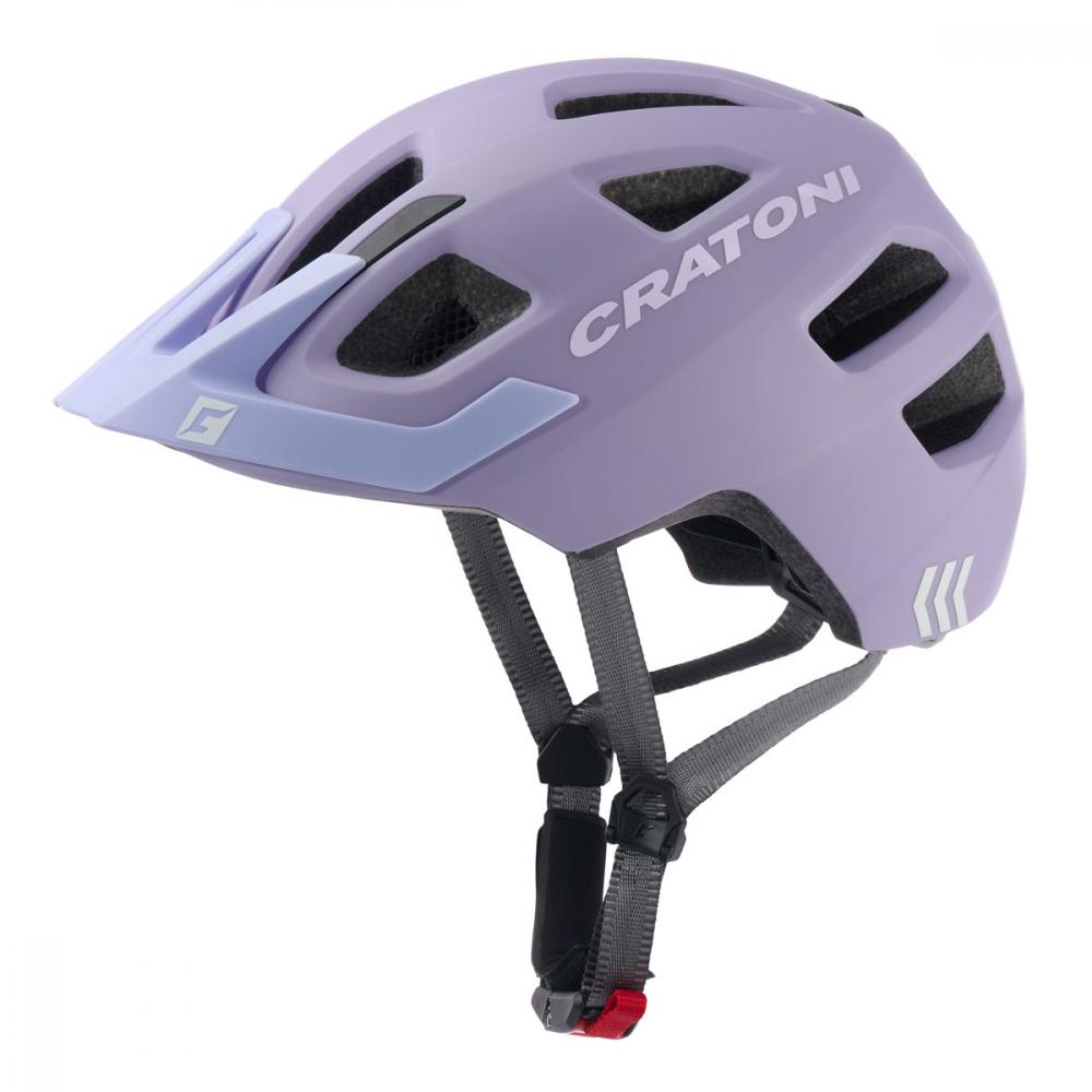 Cratoni Fahrradhelm Maxster Pro Kid purple matt S/M 51 bis 56cm