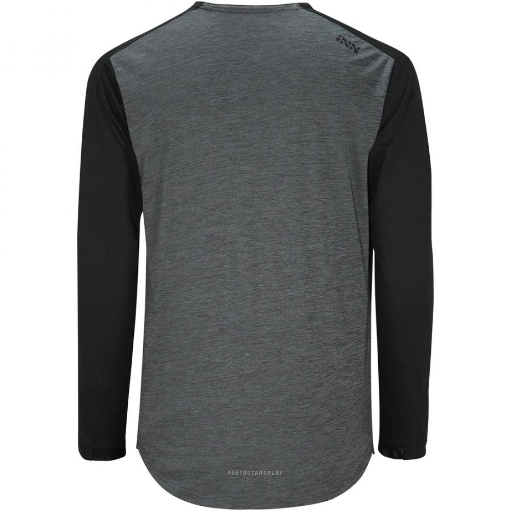 IXS Sports Division iXS Flow X Kids Long Sleeve Jersey KS graphite/black - atmungsaktives Bike-Trikot
