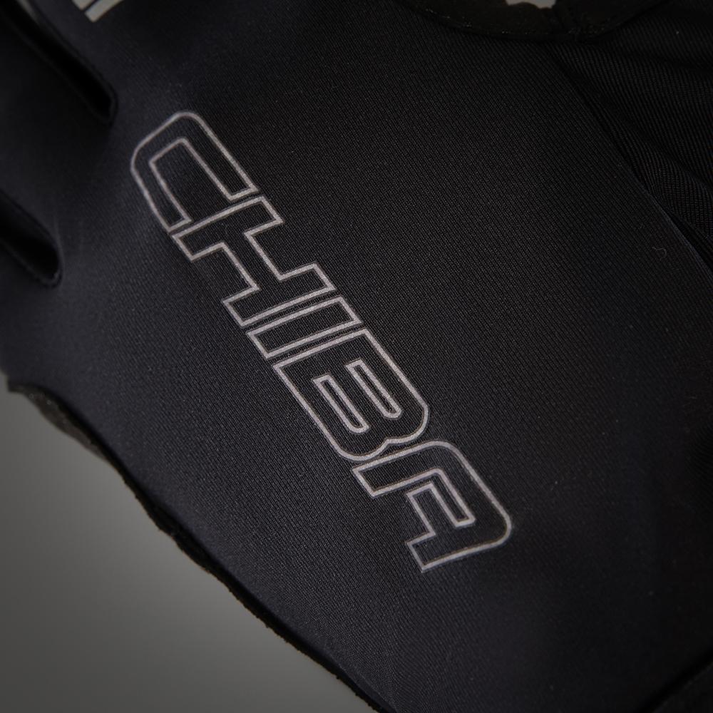 CHIBA Windstopper - Radhandschuhe schwarz, winddicht, atmungsaktiv, Größe S