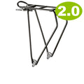 racktime Lightit 2.0 Gepäckträger 28 schwarz â Leichter Aluminium-Fahrradgepäckträger - Snapit 2.0 kompatibel max. 25 kg Traglast für 28 Räder ca. 610 g
