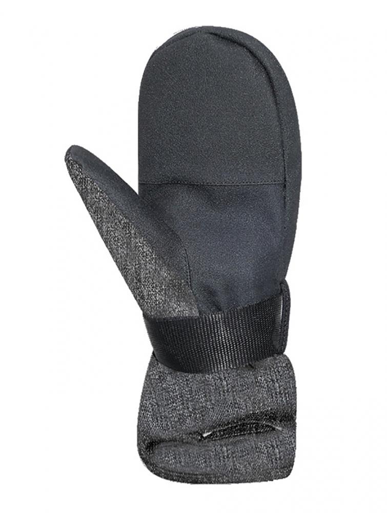 CHIBA Board Mitten - wasserdichte Primaloft Snowboard-/Bike-Handschuhe, Größe 9, Hlgrau/weiß