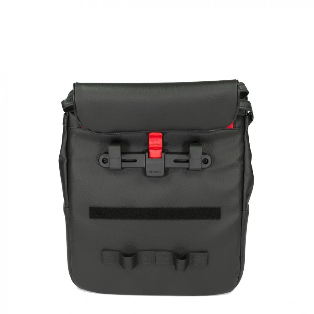 Haberland Business-Tasche Lifestyle schwarz - elegante Fahrradtasche für Laptop & Alltag
