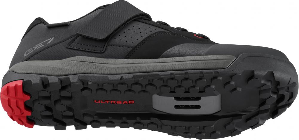 SHIMANO Fahrradschuhe GE700 MTB SPD Herren/Damen Typ - Größe 38, Schwarz