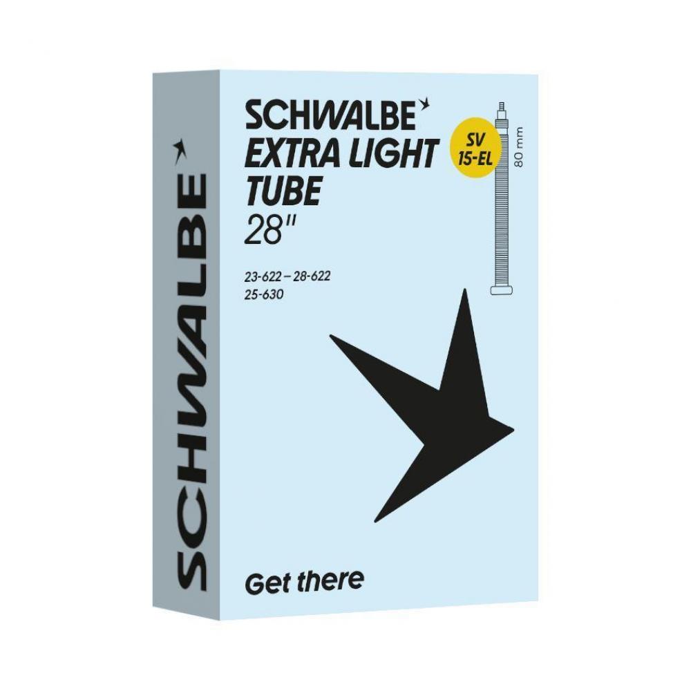 Schwalbe Schlauch Nr. 15-EL 28 Zoll - SV 80 mm