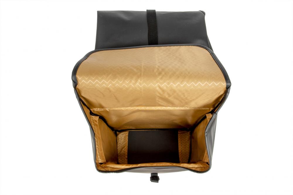 New Looxs Doppelpacktasche Odense Black Black - robuste Gepäckträgertasche für Alltag & E-Bike