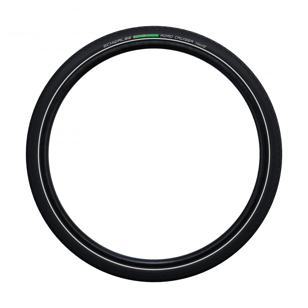 Schwalbe Road Cruiser Fahrradreifen 28x1.60 (42-622) mit Green Compound, Active Line und K-Guard Pannenschutz.