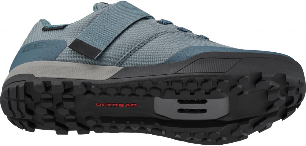 SHIMANO Fahrradschuhe GE500W Damen MTB SPD Größe 36 Blau - Trailschuh mit ULTREAD GE Sohle