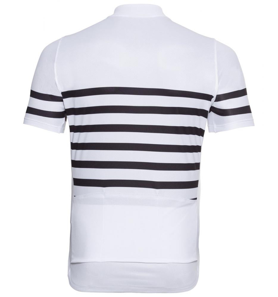Odlo Stand-up collar full zip Essential white black Größe M