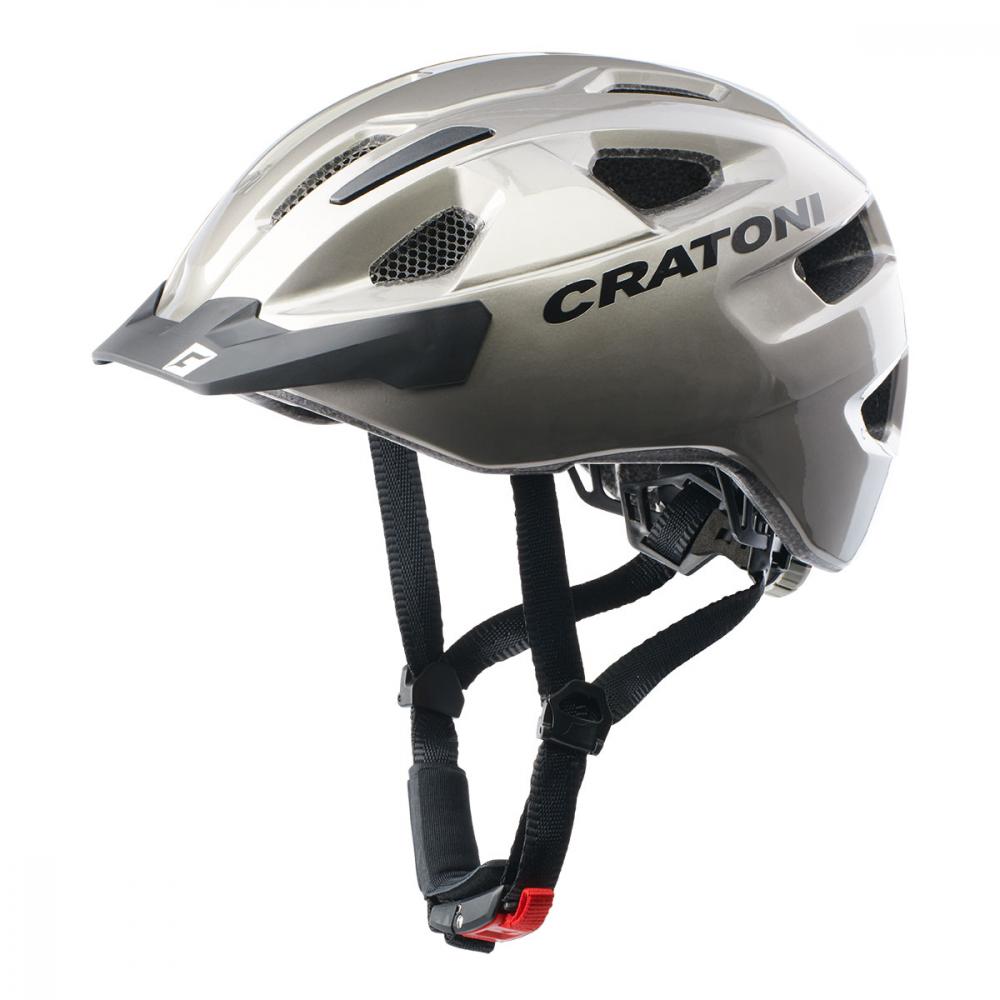 Cratoni C-Swift City Fahrradhelm, anthrazit glänzend, Unisize 53-59cm.