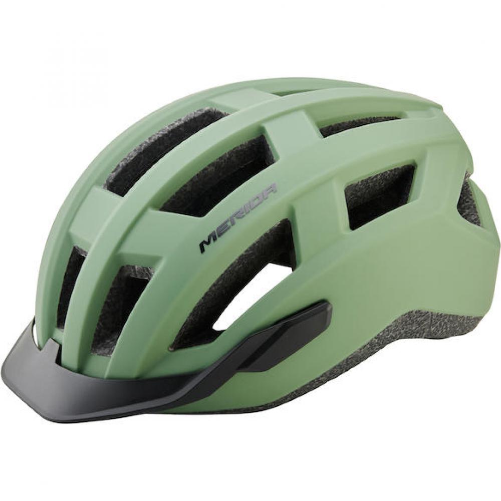 Merida Helm Explorer dunkelgrün 54-58 cm Dunkelgrün - leichter Gravel-Helm mit Top-Belüftung